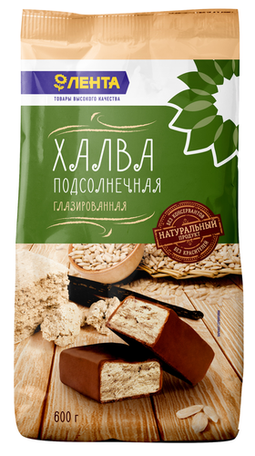 

Конфеты ЛЕНТА Халва подсолнечная глазированная
