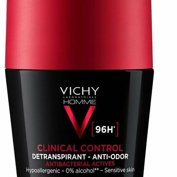 Дезодорант-антиперспирант Vichy Homme Clinical Control против избыточного потоотделения 96 часов 50 мл 
