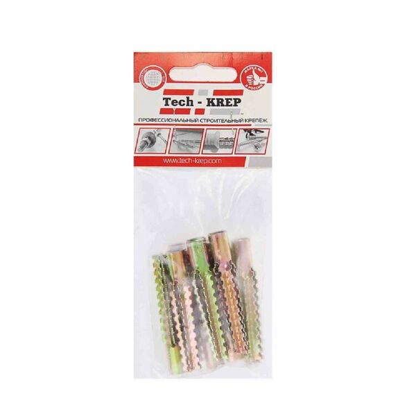 Дюбель для газобетона 8х60 мм металлический 10 шт TECH-KREP