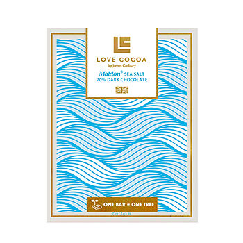 Темный шоколад Love Cocoa Maldon sea salt 70%