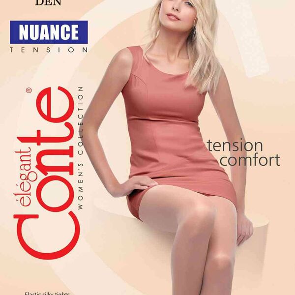 Колготки женские Conte Nuance цвет: natural/натуральный, размер 6, 40 den