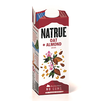 

Напиток овсяный Natrue с миндалем (без сахара) Liquats Vegetals S.A., 1л