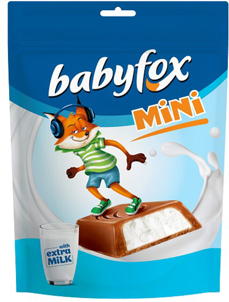 

Конфеты Babyfox шоколадные c молочной начинкой