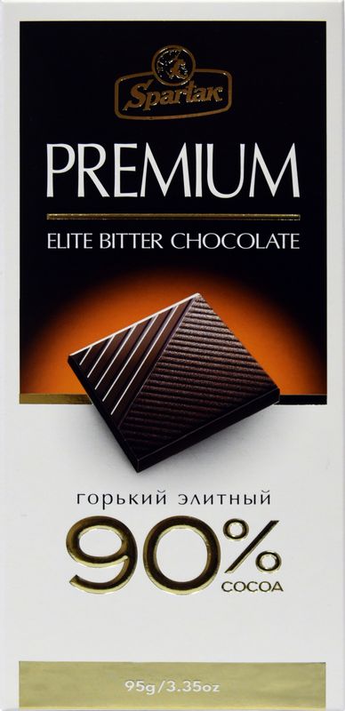 

Шоколад горький Спартак 90% какао 95 г