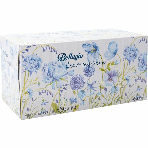 Салфетки косметические Bellagio для лица 280шт Южная Корея