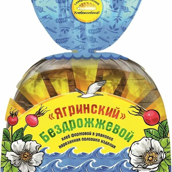 Хлеб Северодвинский ХК Ягринский нарезка 275г