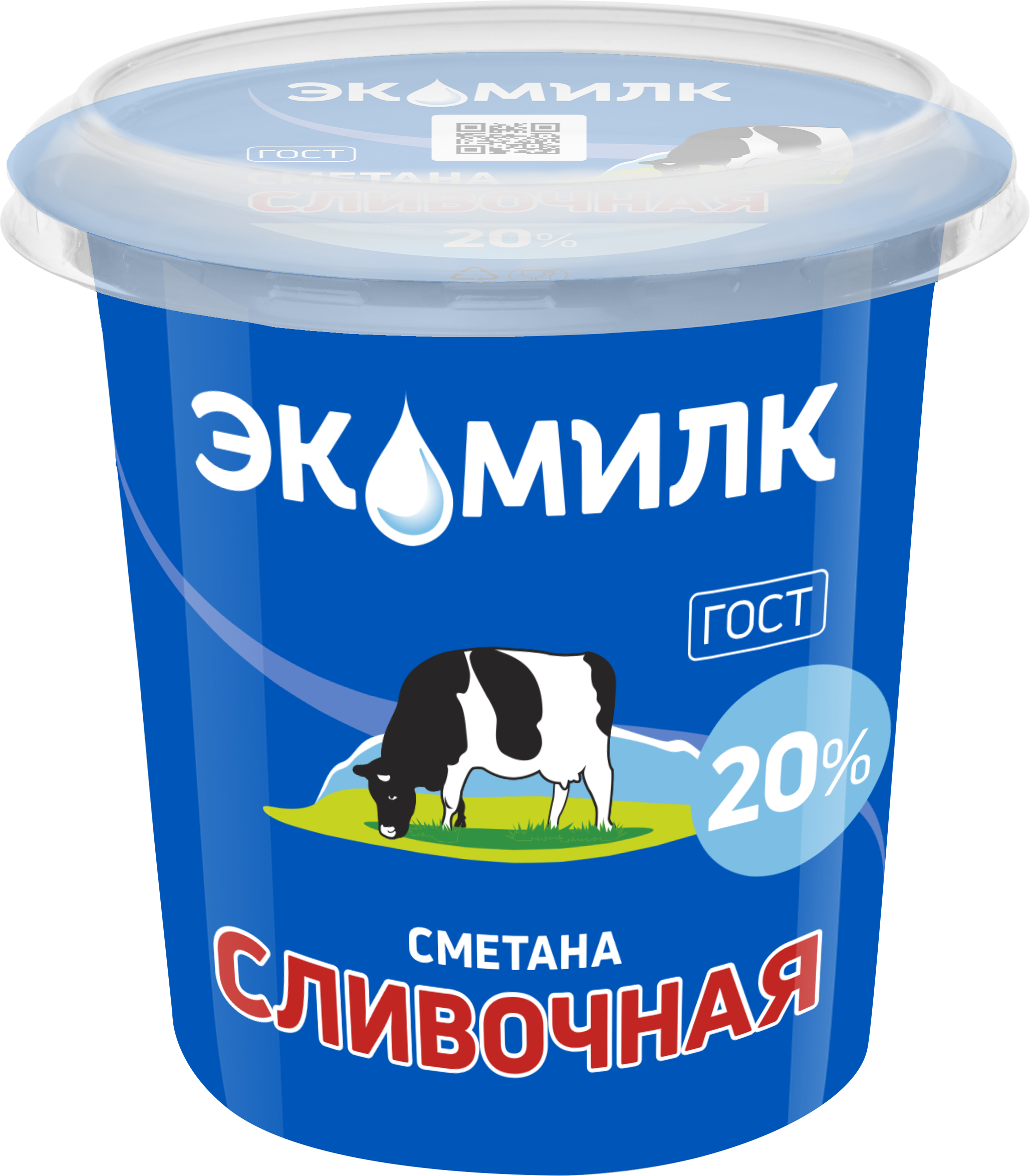 

Сметана Экомилк 20%