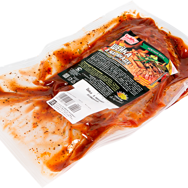 Свинина Ишимский шея в нежном маринаде кат. Б в/у охл вес 