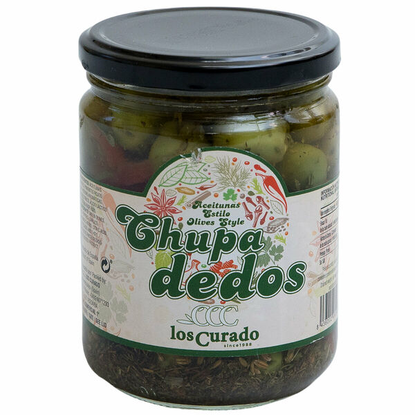 Оливки зелёные маринованные с/к Chuppa dedos ТМ Los Curado