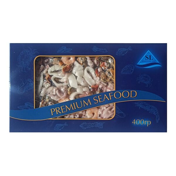 Морской коктейль Seafood Line Premium мороженный 400 г