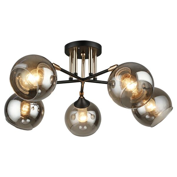 Люстра Символ Света, Е27, 60 Вт, черный