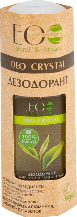 

Дезодорант женский роликовый EO Laboratorie Deo Crystal кора дуба-зеленый чай 50 мл