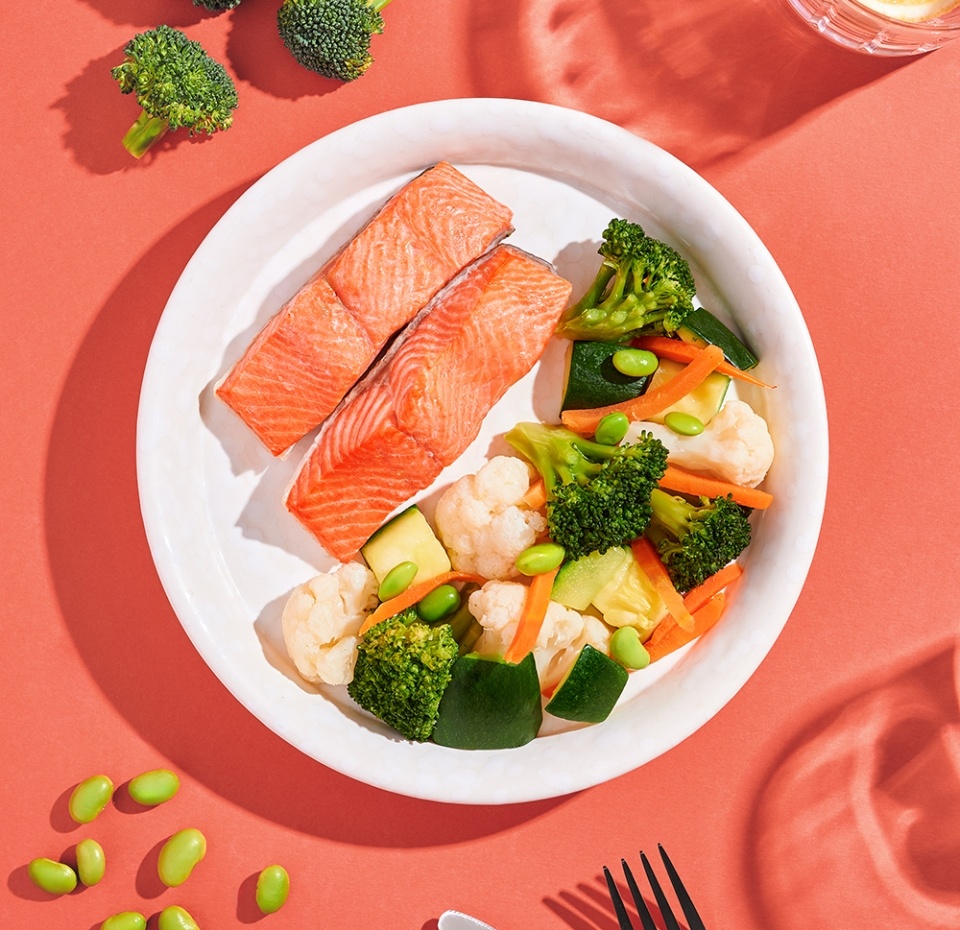 

Нерка с овощами на пару «Азбука Life» 240 г