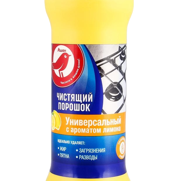 Чистящий порошок АШАН Красная птица Универсальный, 400 г