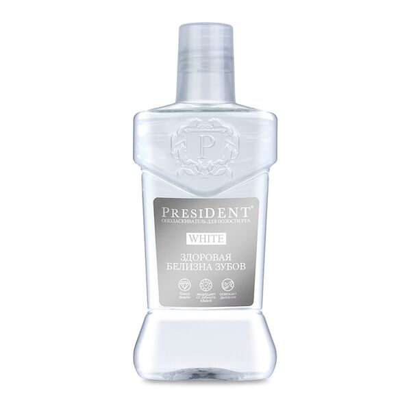 Ополаскиватель для полости рта President White здоровая белизна зубов