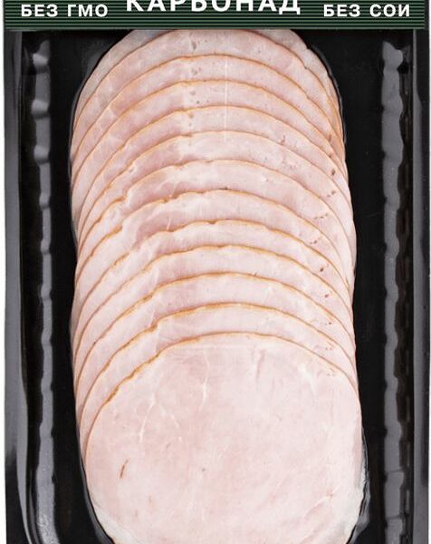 Карбонад Мясная Ферма из свинины копчено-вареный, 100г