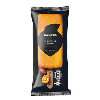 Мороженое смузи Paleta из мякоти отборного индийского манго