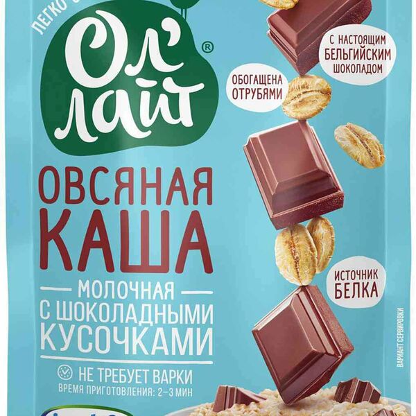 Каша овсяная Ол'Лайт Шоколад