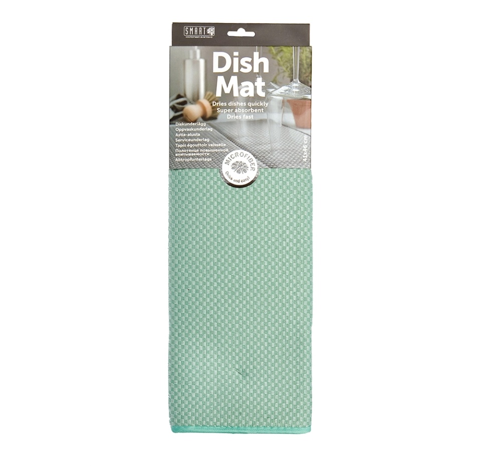 

Коврик для сушки посуды в ассортименте, Smart Microfiber System, 41*46 см, Швеция
