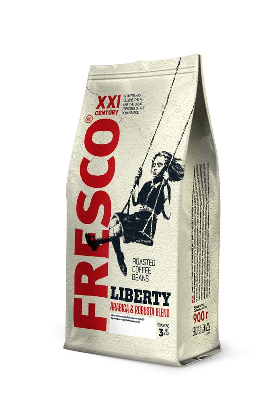 

Кофе Fresco Liberty в зёрнах натуральный жареный 900 г