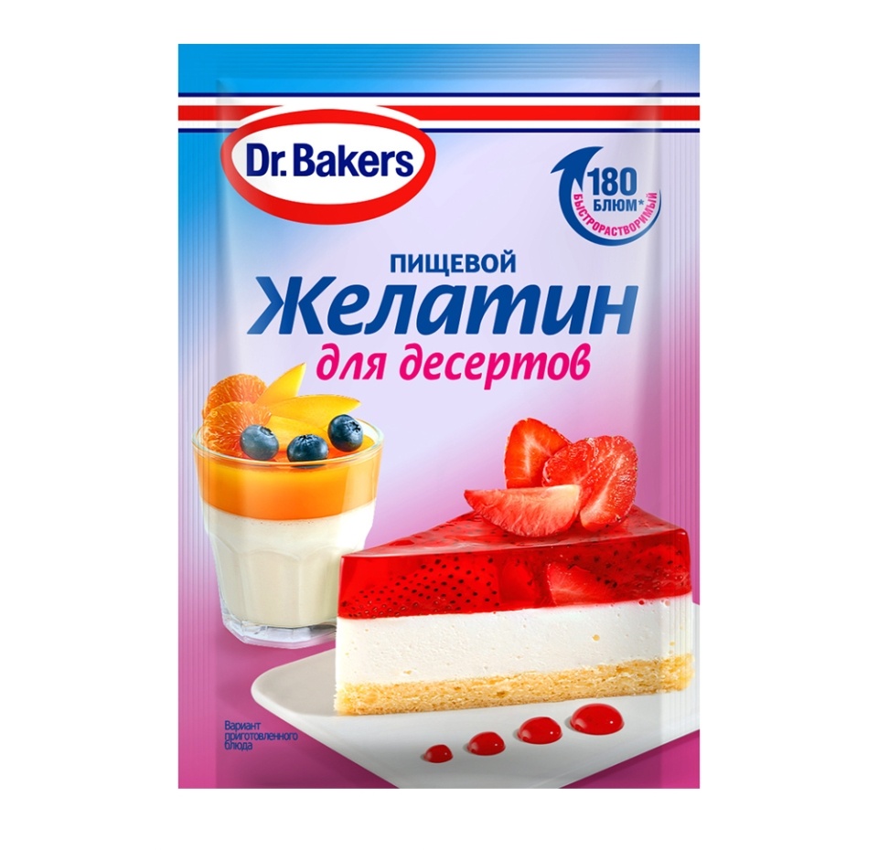 

Желатин Dr.Bakers для десертов 10г, Россия