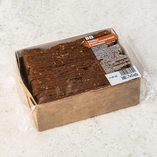 Хлебцы ржано-пшеничные ВкусВилл с семенами