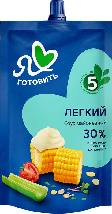

Соус майонезный Я люблю готовить Легкий 30% 200 мл