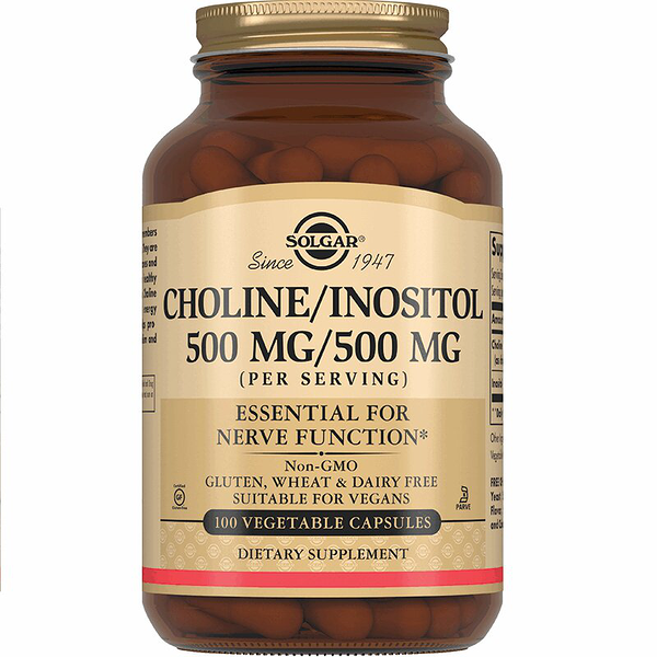Solgar Холин Инозитол 100 шт капсулы
