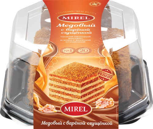 

Торт Mirel Медовый с вареной сгущенкой 500 г