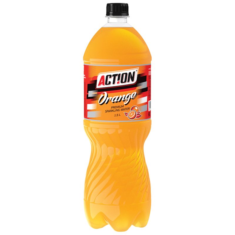 

Напиток газированный Action Апельсин 1.5 л
