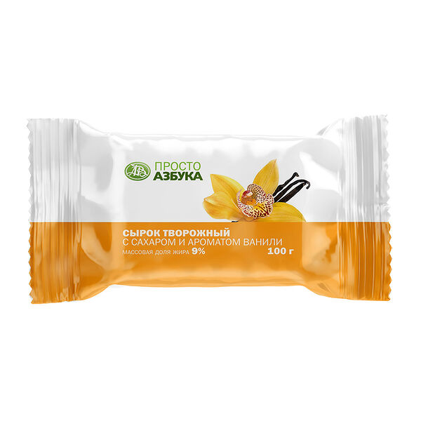 Сырок творожный Просто Азбука 9% с ванилью