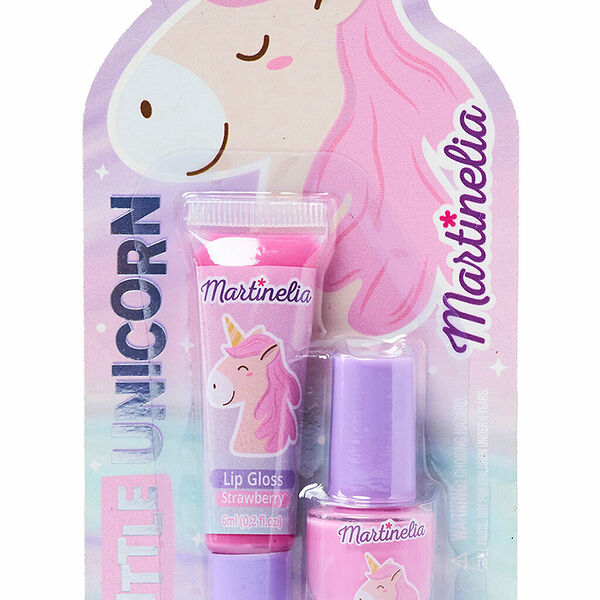MARTINELIA Набор Единорог дет. (Бальзам для губ 4 мл + Лак для ногтей 3 мл)