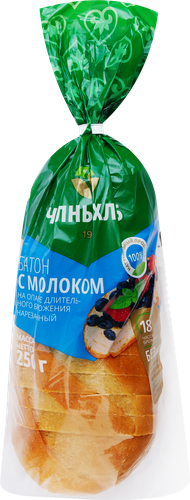 

Батон Челны-Хлеб с молоком нарезанный 250 г