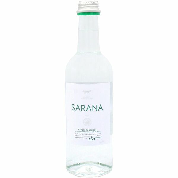 Вода Сарана минеральная природная питьевая столовая негазированная, 375мл