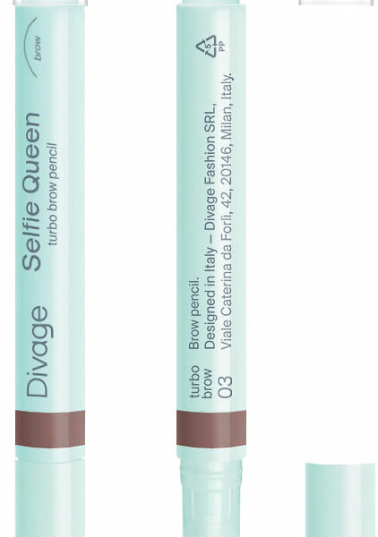 Карандаш для бровей Divage Turbo Selfie Queen тон 03