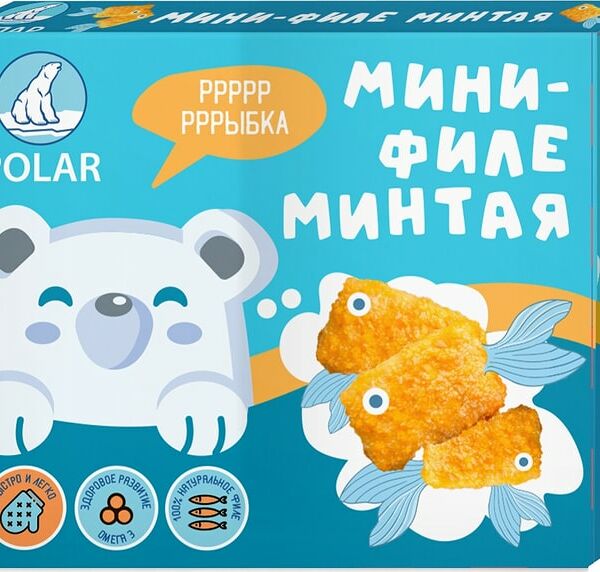 Минтай Polar Медвежонок Мини-филе в панировке 280г