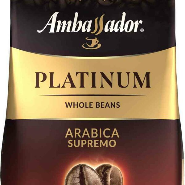 Кофе в зёрнах Ambassador Platinum 1кг