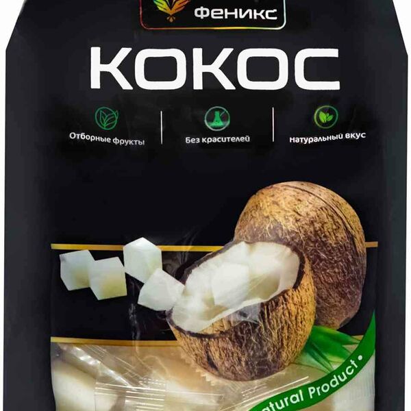Конфеты жевательные Феникс Кокос