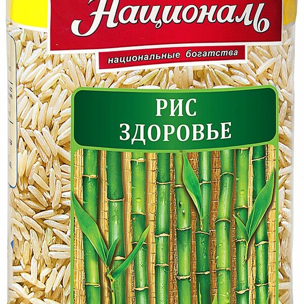 Рис бурый Националь Здоровье нешлифованный