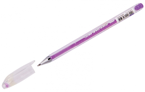 Ручка гелевая CROWN Hi-Jell Pastel 0,8мм фиолетовая пастель Арт. HJR-500P