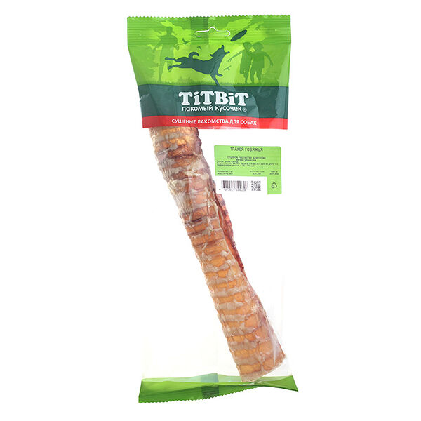 Трахея говяжья Titbit мягкая упаковка для собак 64 г