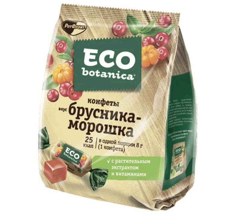 

Конфеты желейные Eco botanica вкус брусника-морошка 200 г