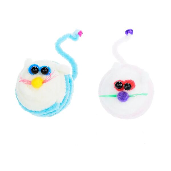 Игрушка для кошек Мышарик 5 см (2шт)