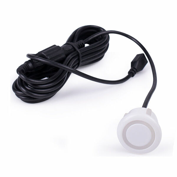 Датчик парктроника AVS PS-20W, ультразвуковой, водонепроницаемый, 20мм, белый