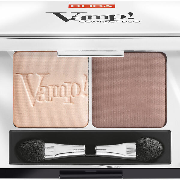 Тени для век Pupa Vamp! двойные тон 005 Milk chocolate