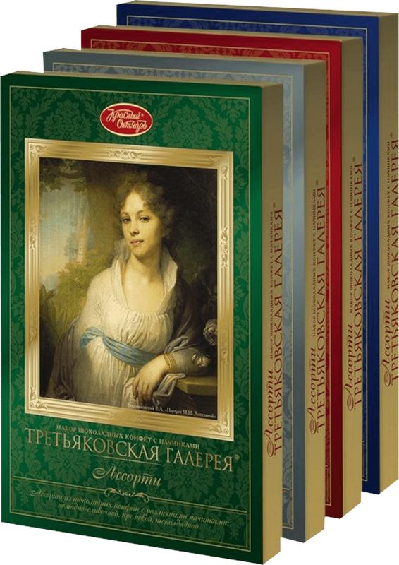 

Набор конфет Красный Октябрь Третьяковская галерея 1 шт. 240 г дизайн упаковки в ассортименте