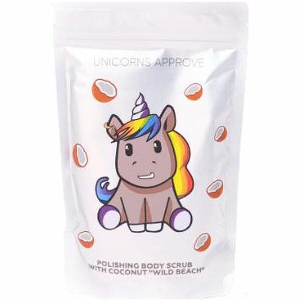 Скраб для тела Unicorns Approve Wild Beach полирующий кокосовый, 200 г