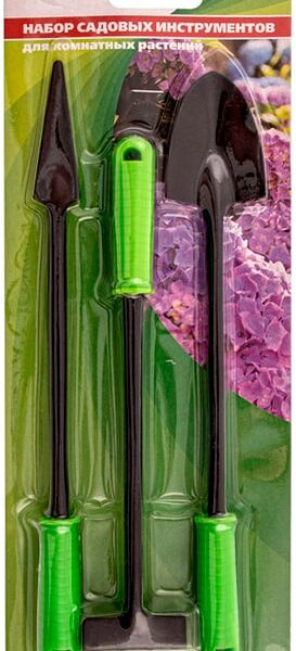 Набор по уходу за комнатными растениями Palisad пластиковые рукоятки 3 предмета