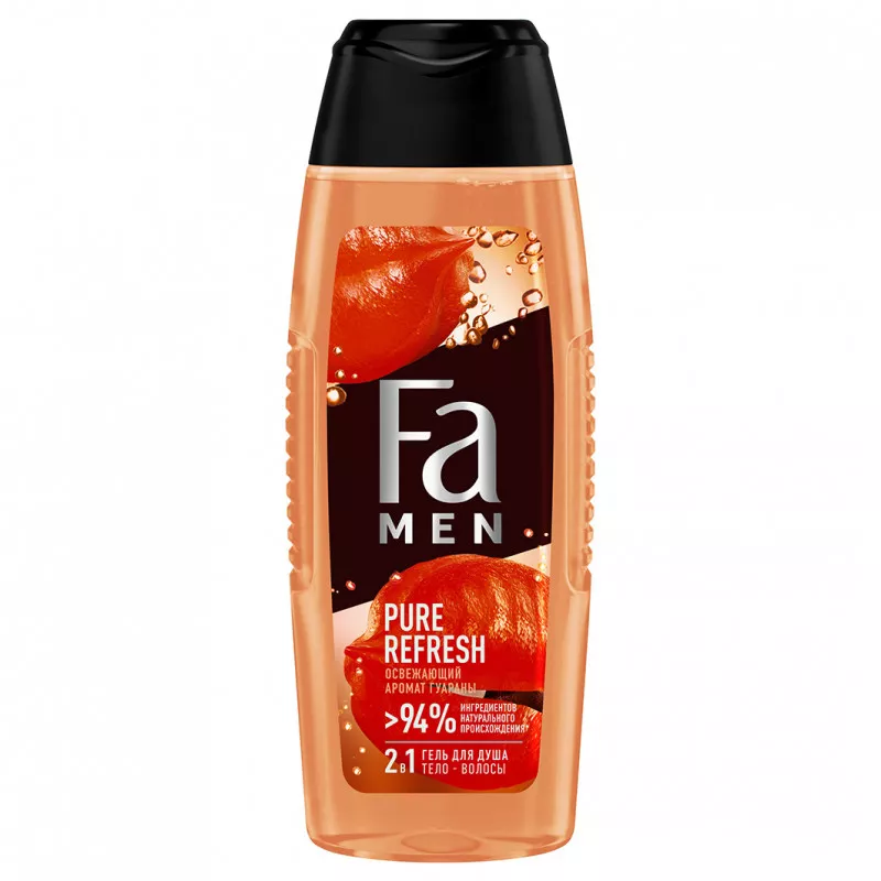 

Гель для душа мужской Fa Men Pure Refresh с ароматом гуараны 250 мл