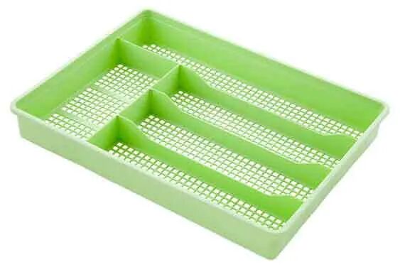 Лоток для столовых принадлежностей Полимербыт 61х38х31 см в ассортименте